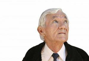 experienced male in a pensive pose